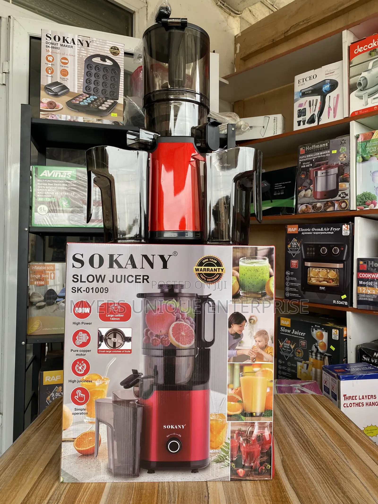 Sokany 800W Electric Juicer Machine