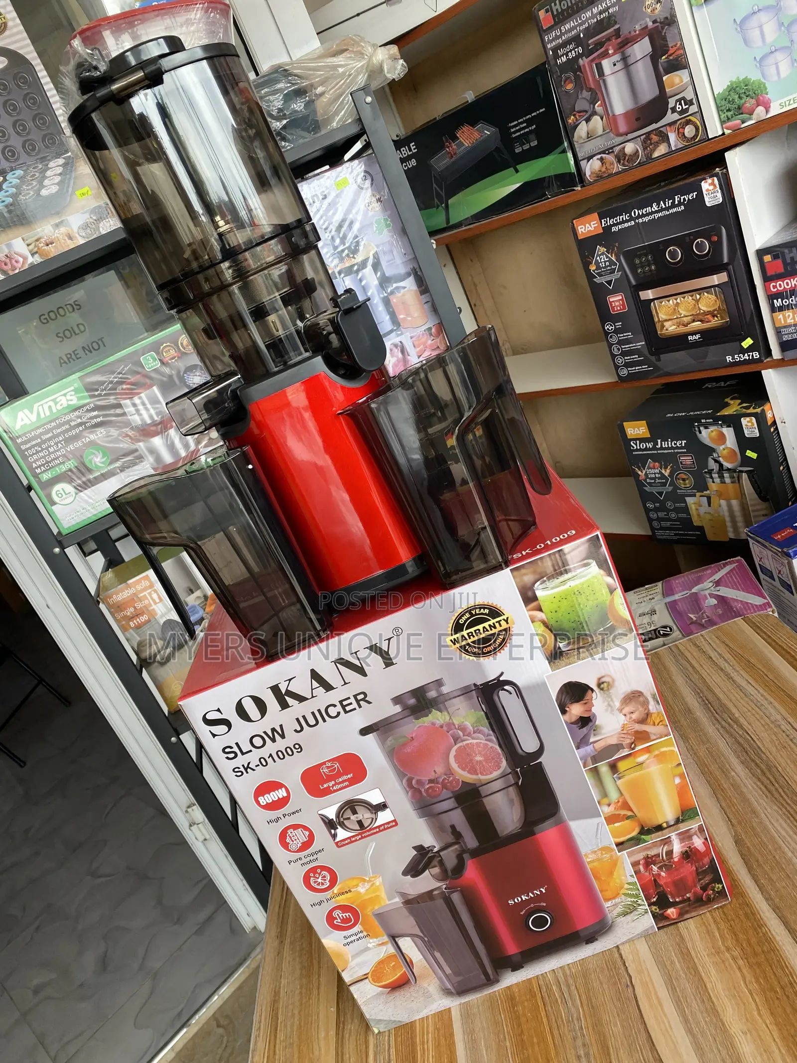 Sokany 800W Electric Juicer Machine