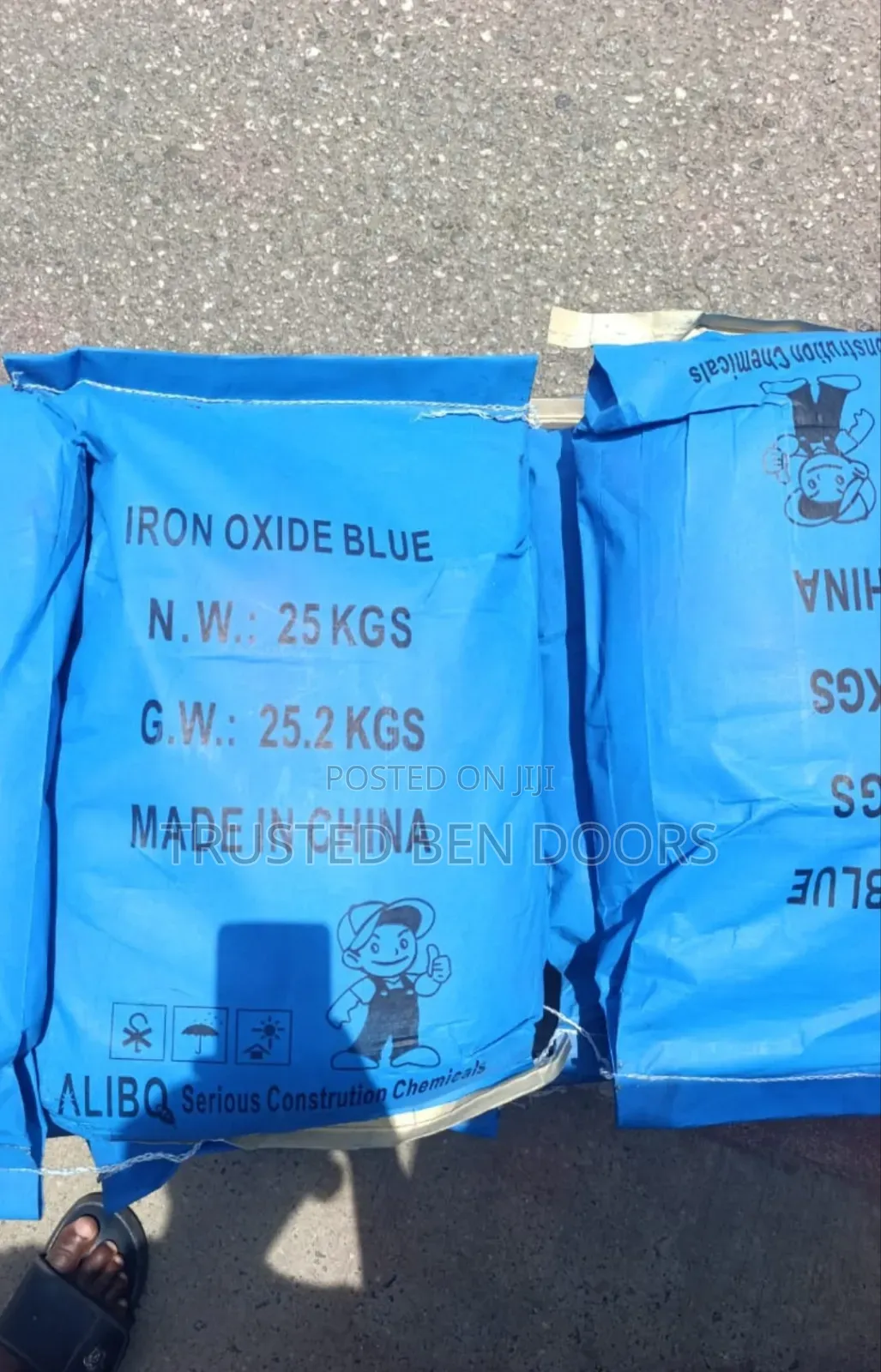 Blue Iron Oxide Color Pigment Powder for Concrete Blocks and Stamp
