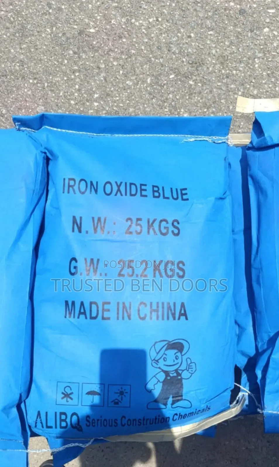 Blue Iron Oxide Color Pigment Powder for Concrete Blocks and Stamp