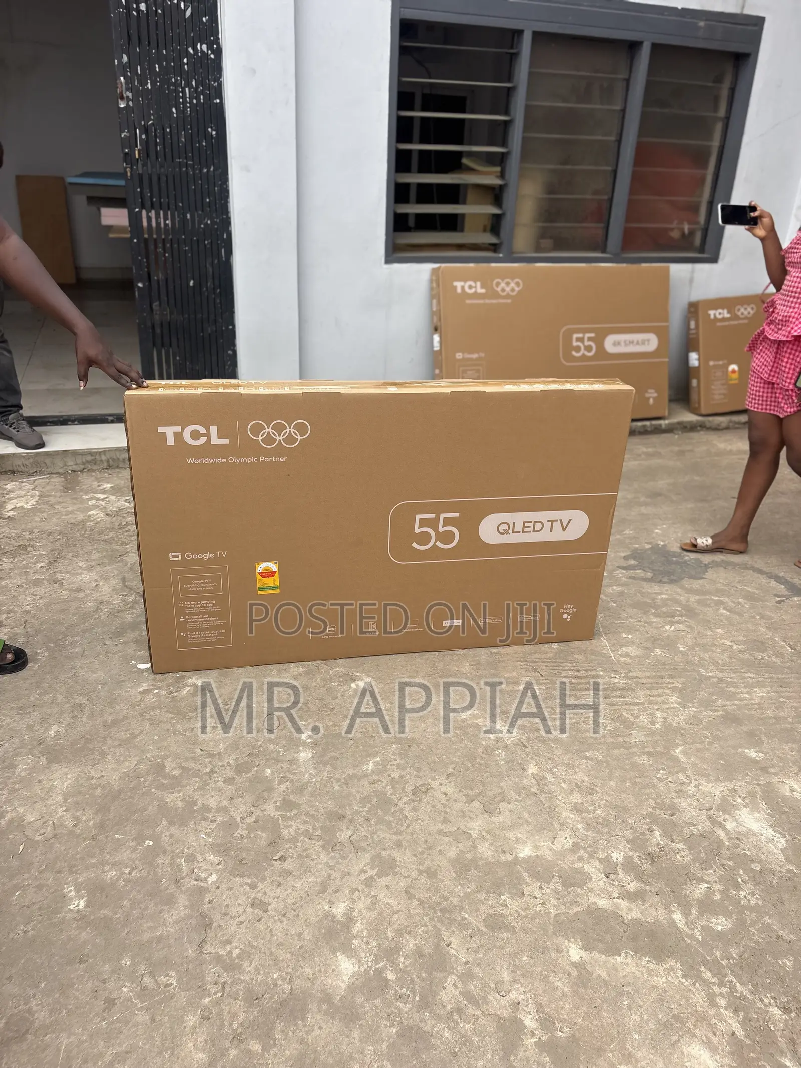 Order Authentic TCL 55” Qled Smart Android Television(Black) 