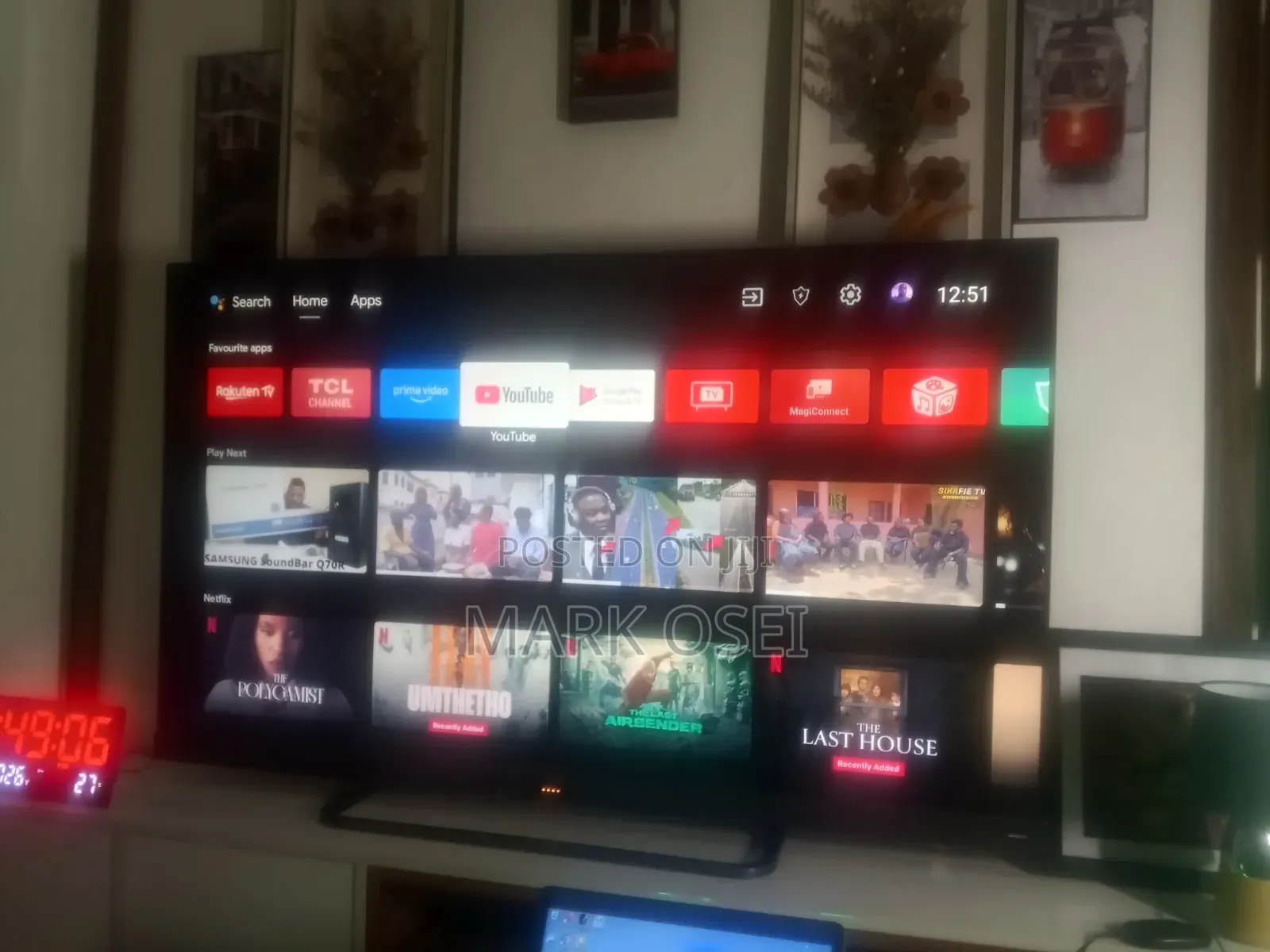 Germany Qled TCL .Two Months Use Is in Good Condition