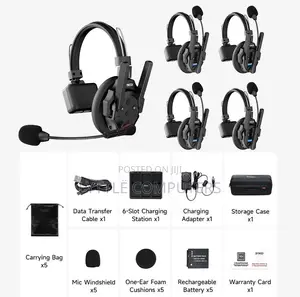 Synco Xtalk X5 Wireless Intercom Headset System