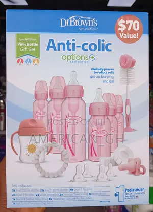 Dr Brown Anticolic Option + Baby Bottle
