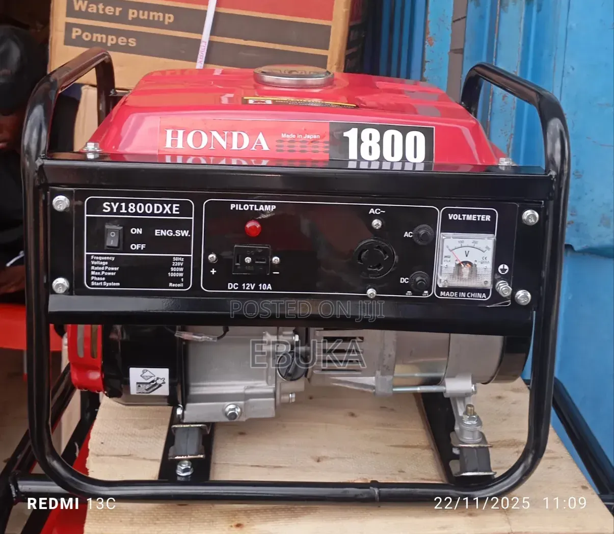 Honda 4500watts With Key Starter and Honda 1800watts Generator.