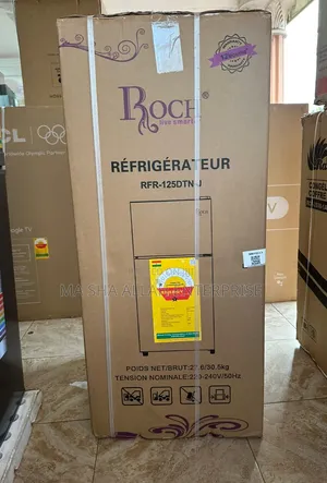 Roch Stylish and Efficient Glassed Double Door Refrigerator 95 Liters