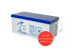 Ritar 12v, 200ah Deep Cycle Gel Battery - Solar Power
