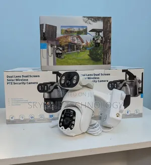 Quality Two Lens Camera and Two Solar Panels 4G Sim Camera (Ubox)