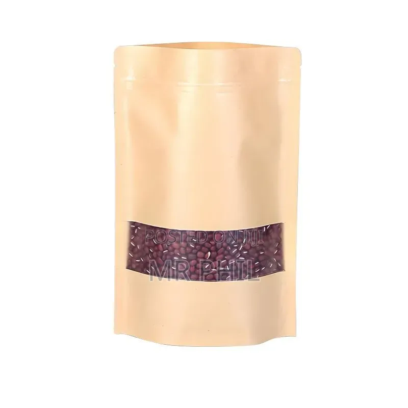 Paper Pouch, Kraft Window Pouches