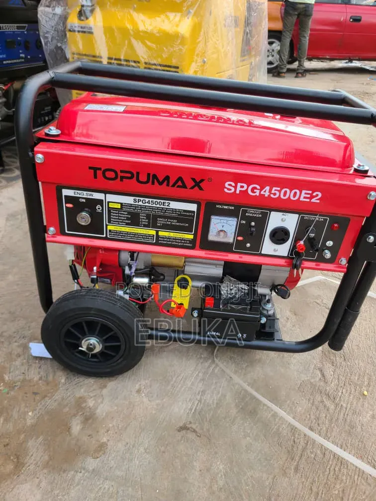 Original Topumax 4500watts to 9000watts Generator.