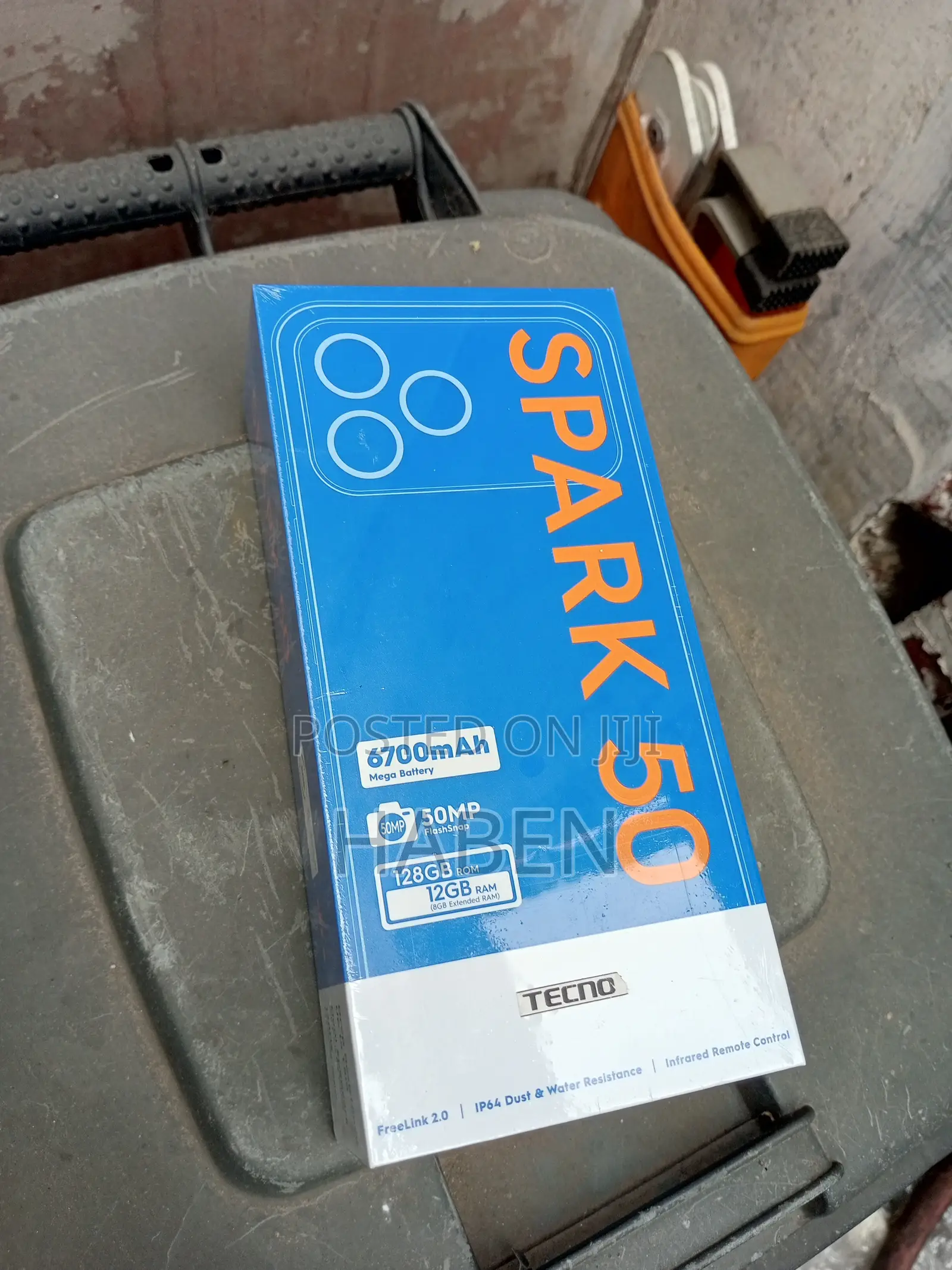 New Tecno Spark 50 128 GB Black