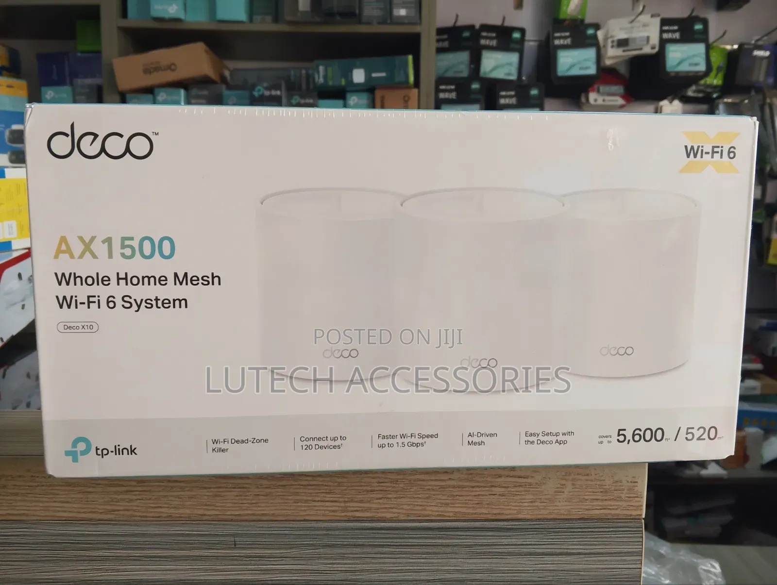 Tp Link Deco AX1500 Whole Home Mesh Wi-Fi 6 System/ Deco X10