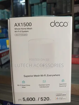 Tp Link Deco AX1500 Whole Home Mesh Wi-Fi 6 System/ Deco X10