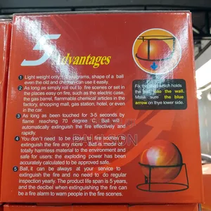 1.3kg Fire Extinguisher Ball With Bracket