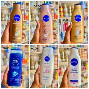 Nivea Cocoa/Perf Rad/Avocado/Turmeric Lt/Cool Kick/Diamond Shower Gels