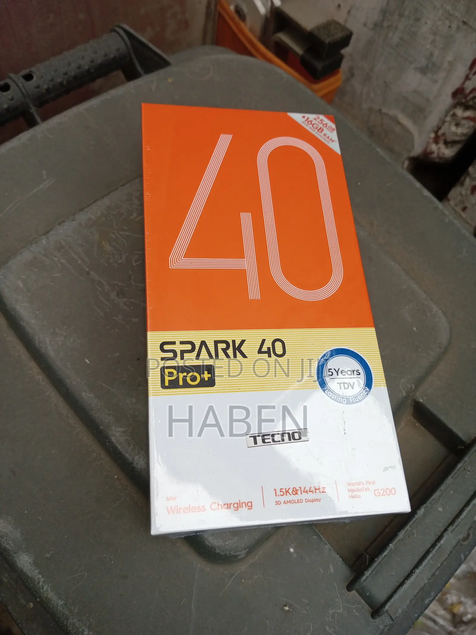 New Tecno Spark 40 Pro+ 256 GB Black