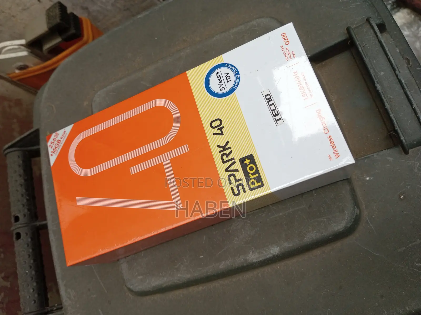 New Tecno Spark 40 Pro+ 256 GB Black
