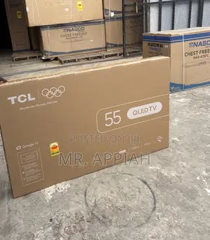 Check Out Classic TCL 55” Qled Smart Screen TV(2025 Model)Black.