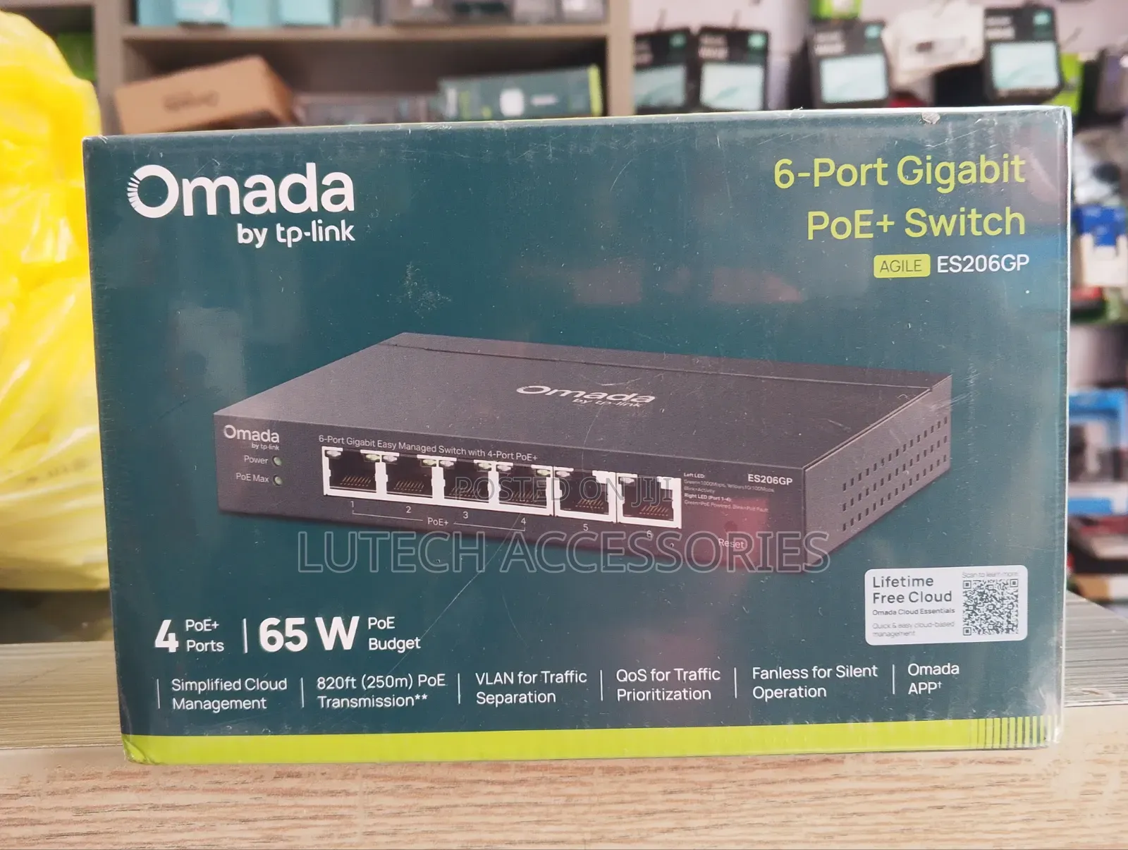 Tp Link Omada 6port POE+ Switch/Agile ES206GP