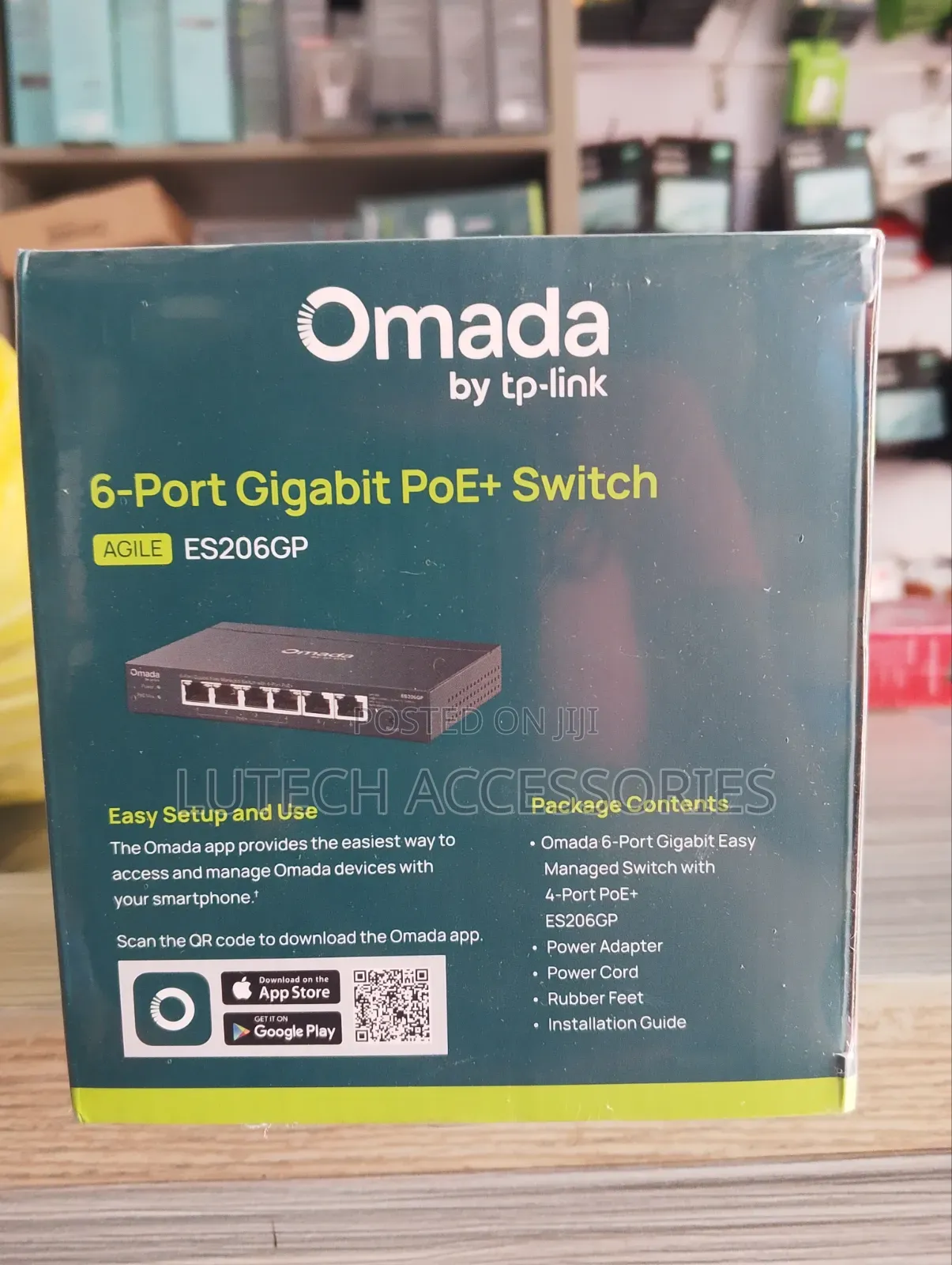 Tp Link Omada 6port POE+ Switch/Agile ES206GP