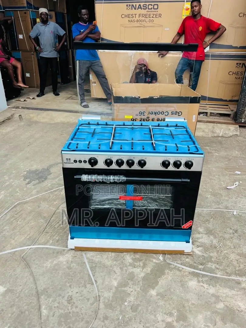 Original Nasco 5 Gas Burner With Oven 8 Grill 
