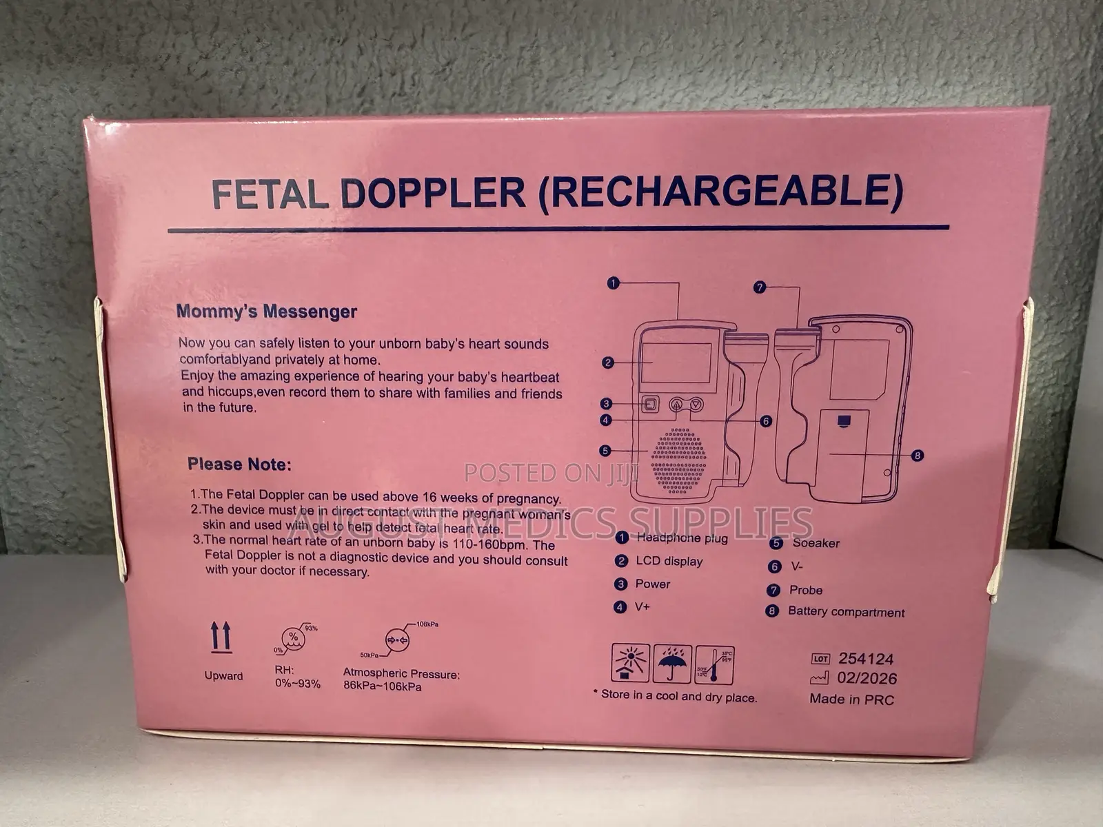 Rechargeable Fetal Doppler
