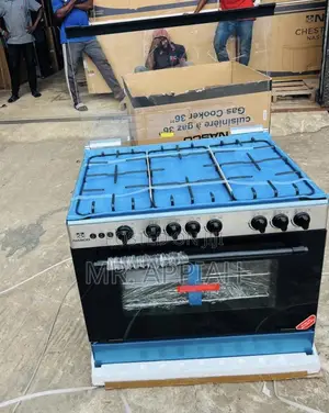 Shop Nasco 5 Gas Burner With Oven Grill(Black) 
