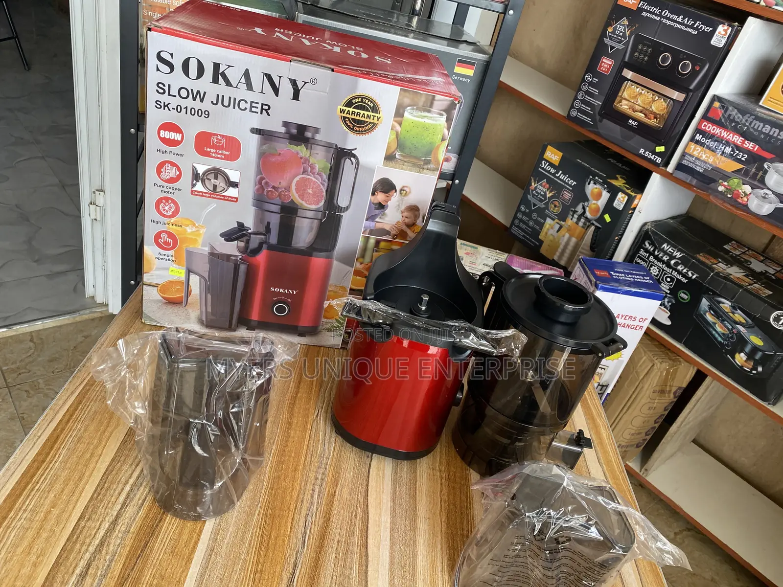 Easy Clean Slow Juicer With Copper Motor (Sokany)