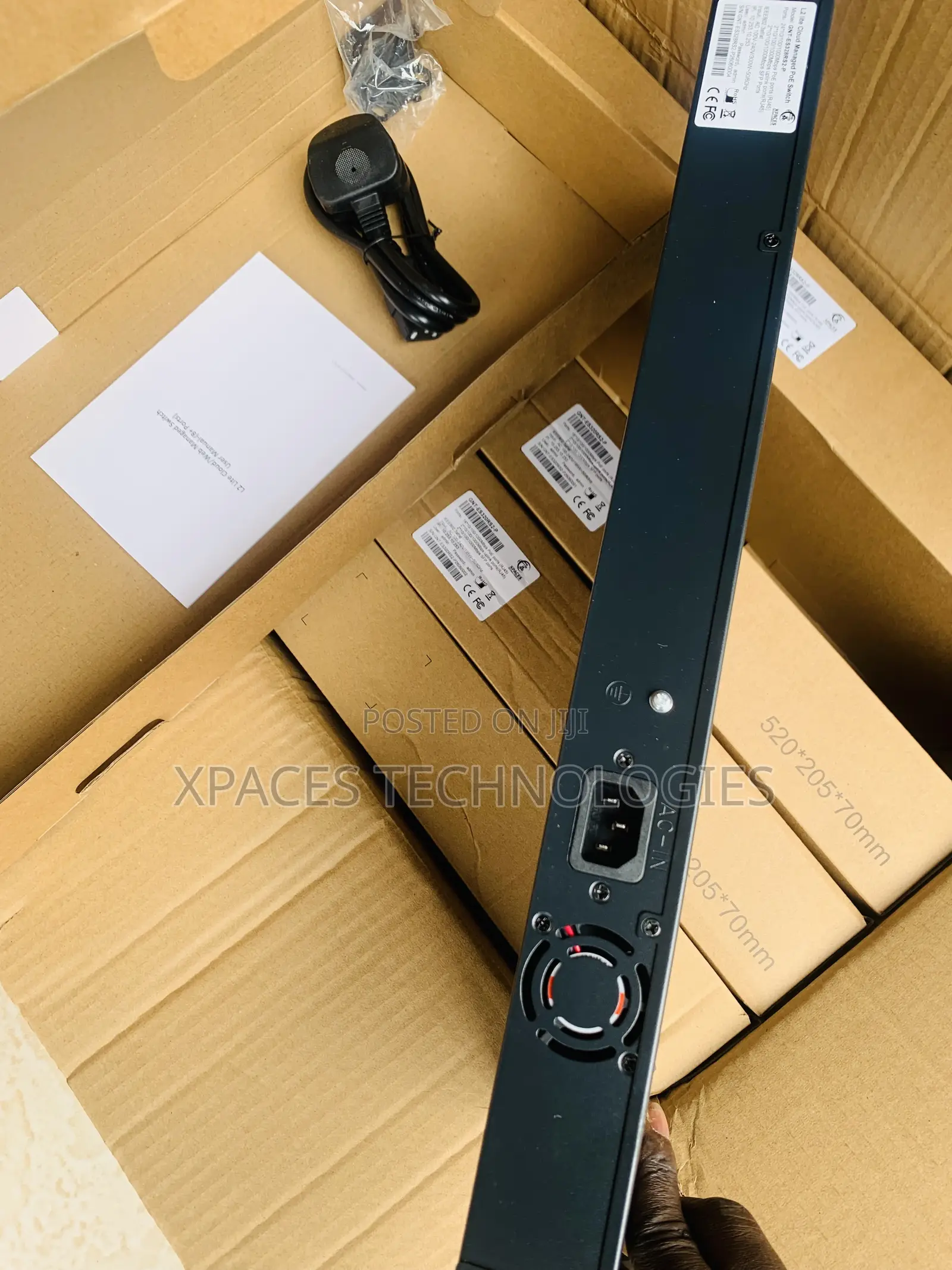Xpaces 24port Poe Full Gigabit ,2uplink + 2sfp Cloud Managed Switch