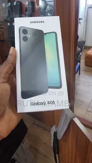 New Samsung Galaxy A06 128 GB Black