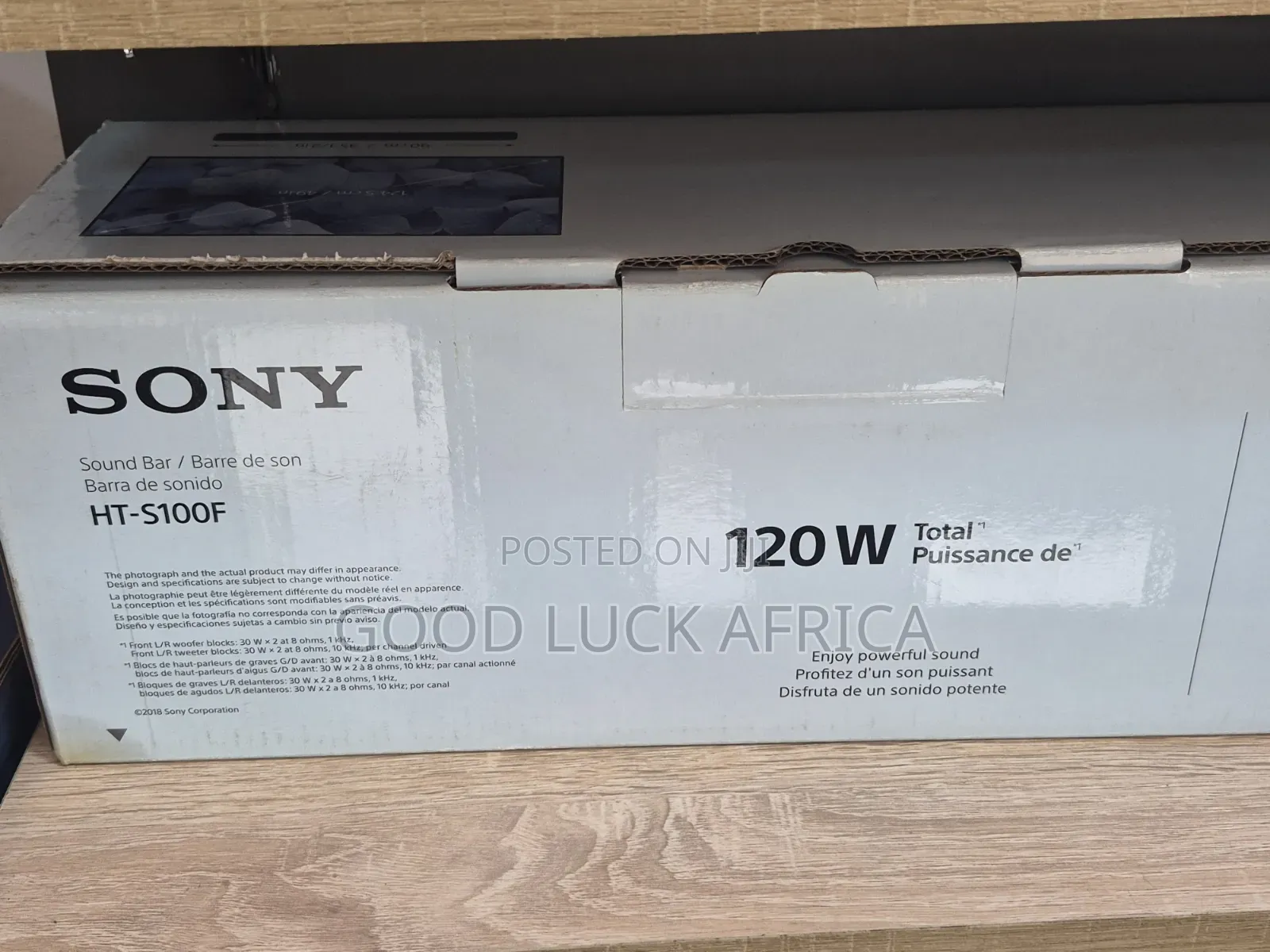 Sony Powerful Sound Bar HTS100F