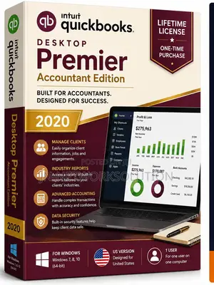 Intuit QuickBooks Desktop Premier Accountant Edition 2020 Lifetime