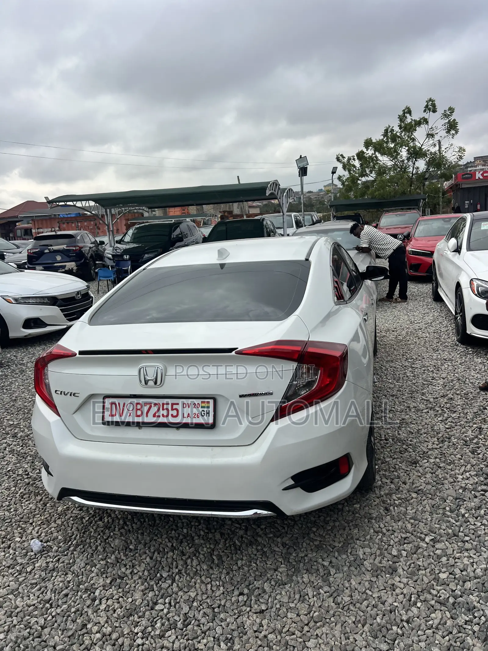 Honda Civic Touring Sedan 2019 White