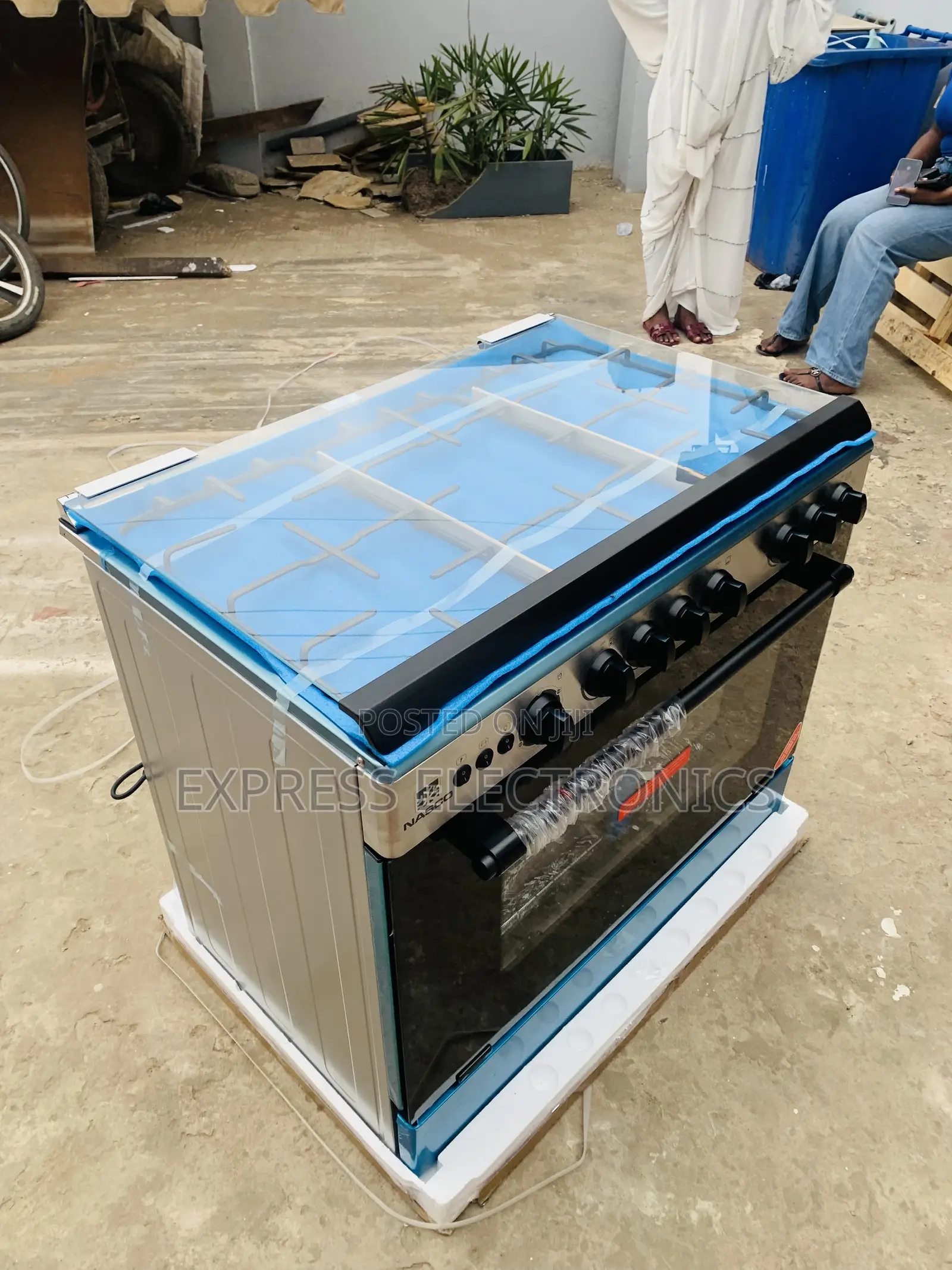 Zealous Sleek Nasco 5burner 60/90 Oven Grill Rotisserie Sliver