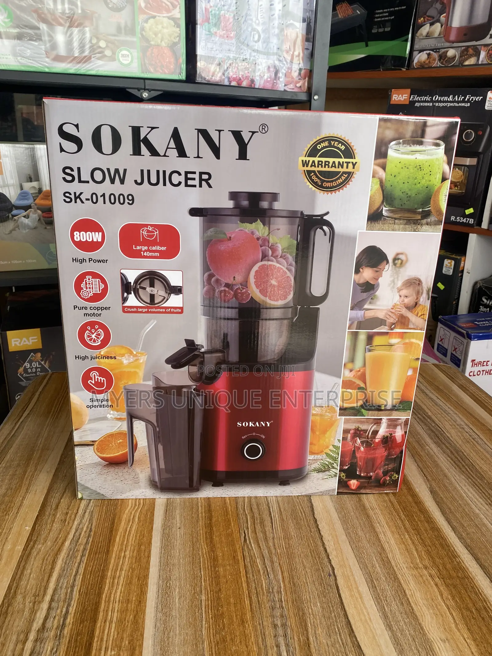 Sokany Electric Slow Juicer for Healthy Juices