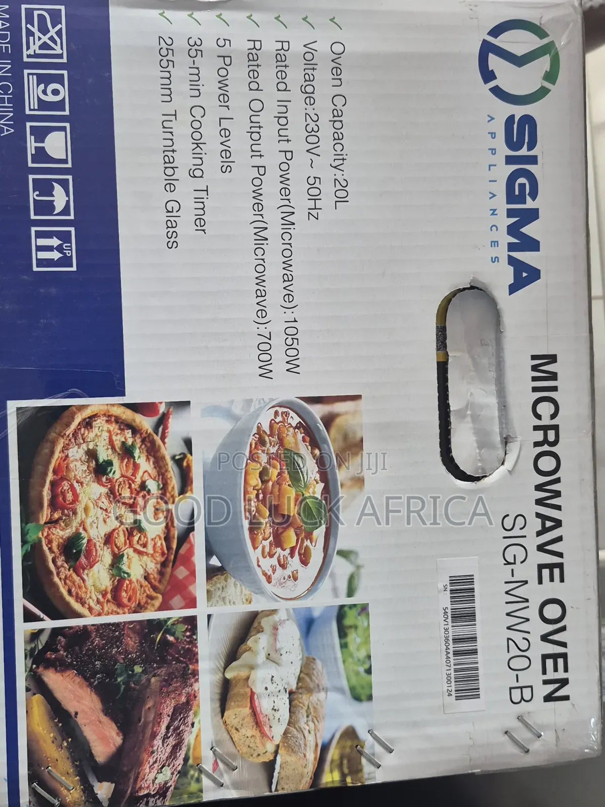 SIGMA 20L Microwave Oven – Fast Convenient Cooking!