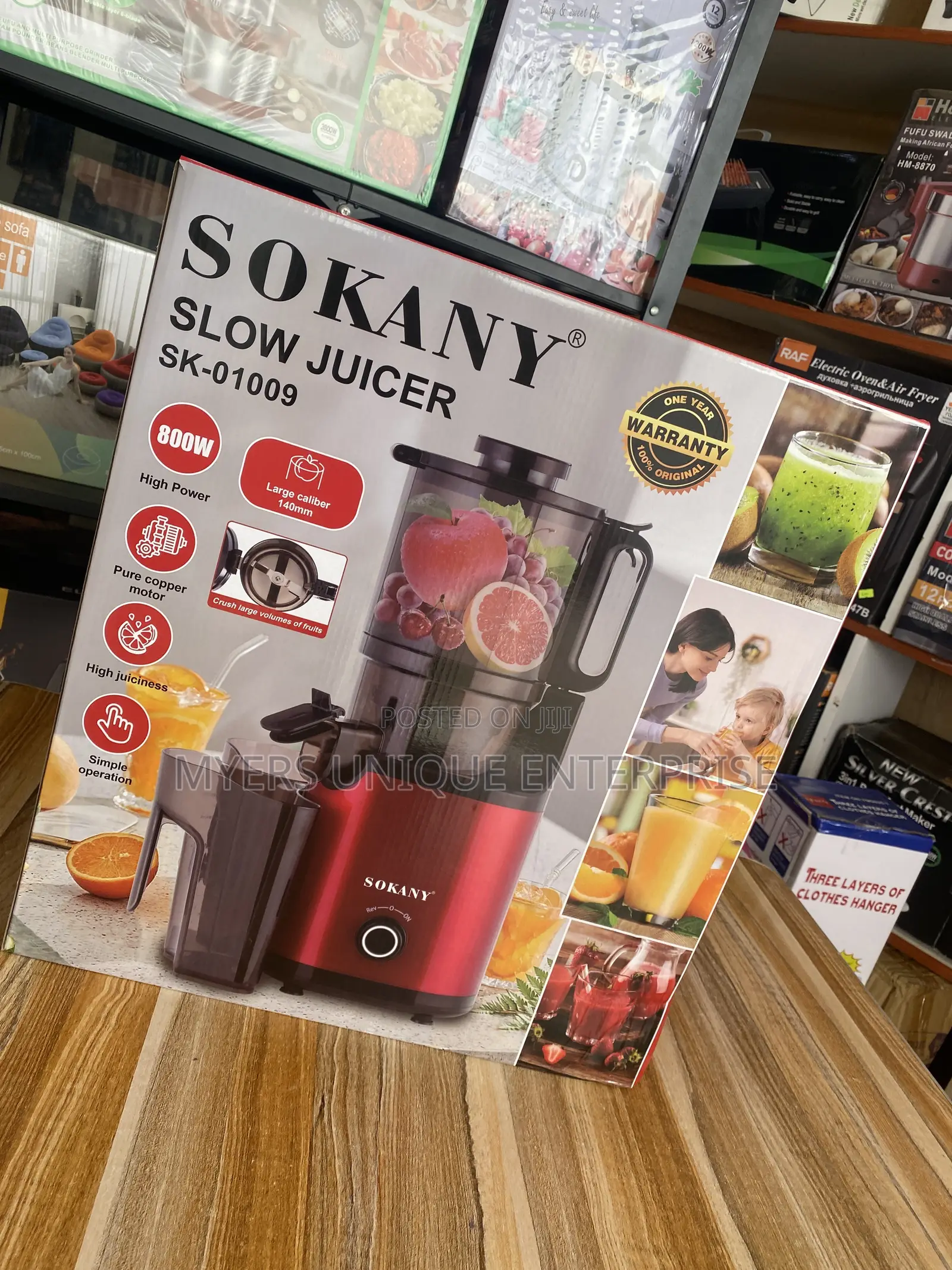 High Power Slow Juicer for Home and Business