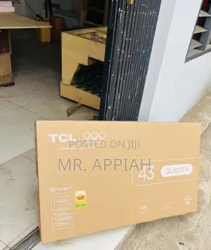 Premium Design TCL 43” Qled Android Smart TV(Black)2025 Model 