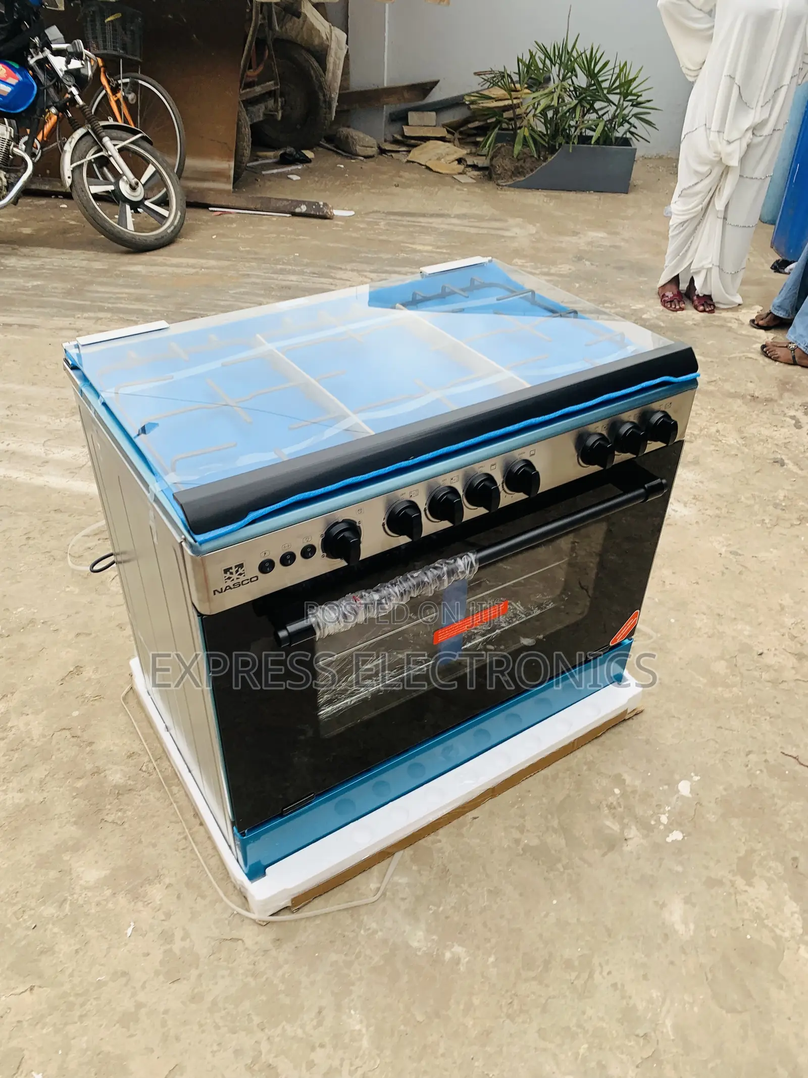 Shop the New Sliver Nasco Gas Cooker Oven 5burner 60/90