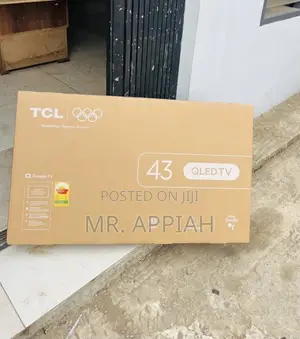 Efficient Quality TCL 43” Qled Smart Satellite Android TV(2025)