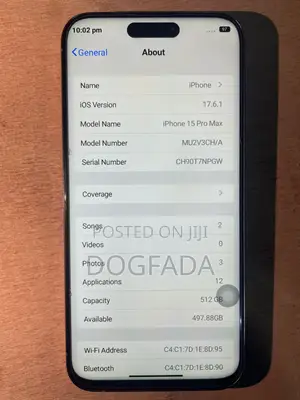 Apple iPhone 15 Pro Max 512 GB Gray