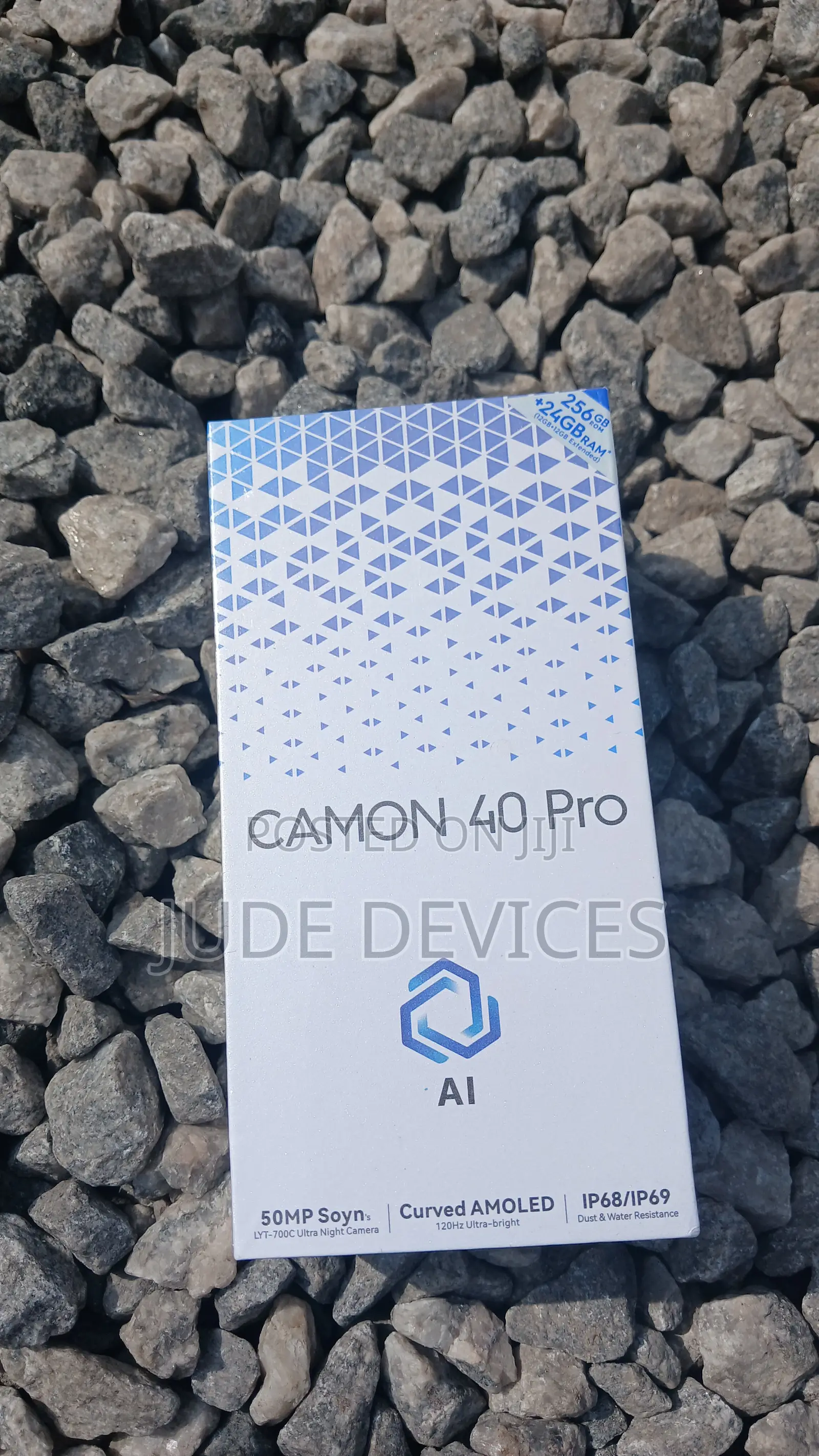 New Tecno Camon 40 Pro 5G 256 GB Black
