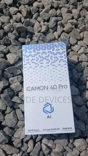 New Tecno Camon 40 Pro 5G 256 GB Black
