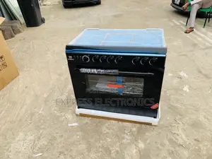 Freestanding Gas Cooker Black Nasco 5burner 60/90 Oven Rotisserie