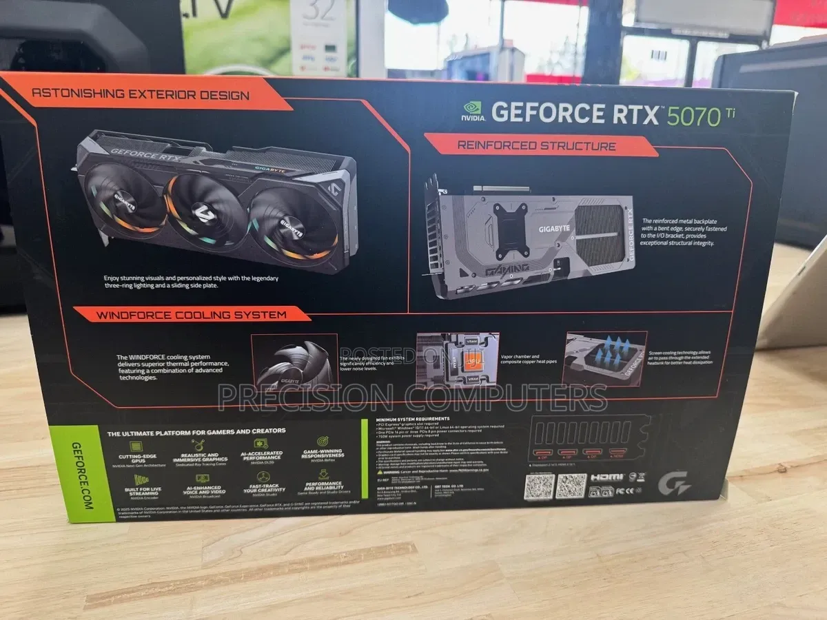 Gigabyte Gaming OC RTX 5070ti 16gb(Vram)