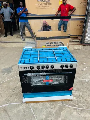 Shop Affordable Nasco 5 Gas Burner(Black)Oven Grill