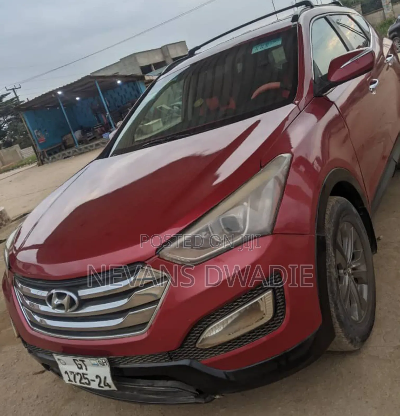 Hyundai Santa Fe 2013 Red