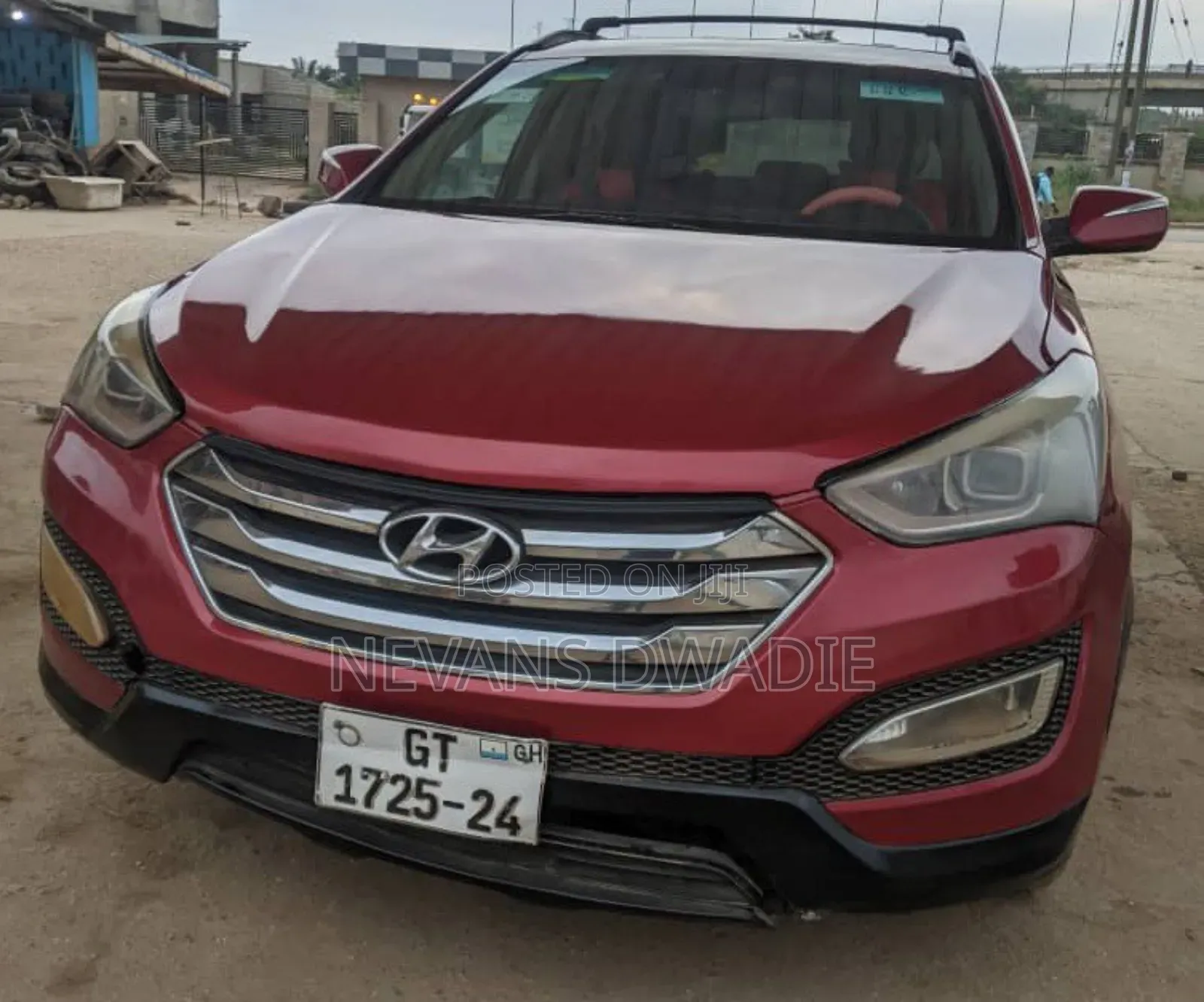 Hyundai Santa Fe 2013 Red