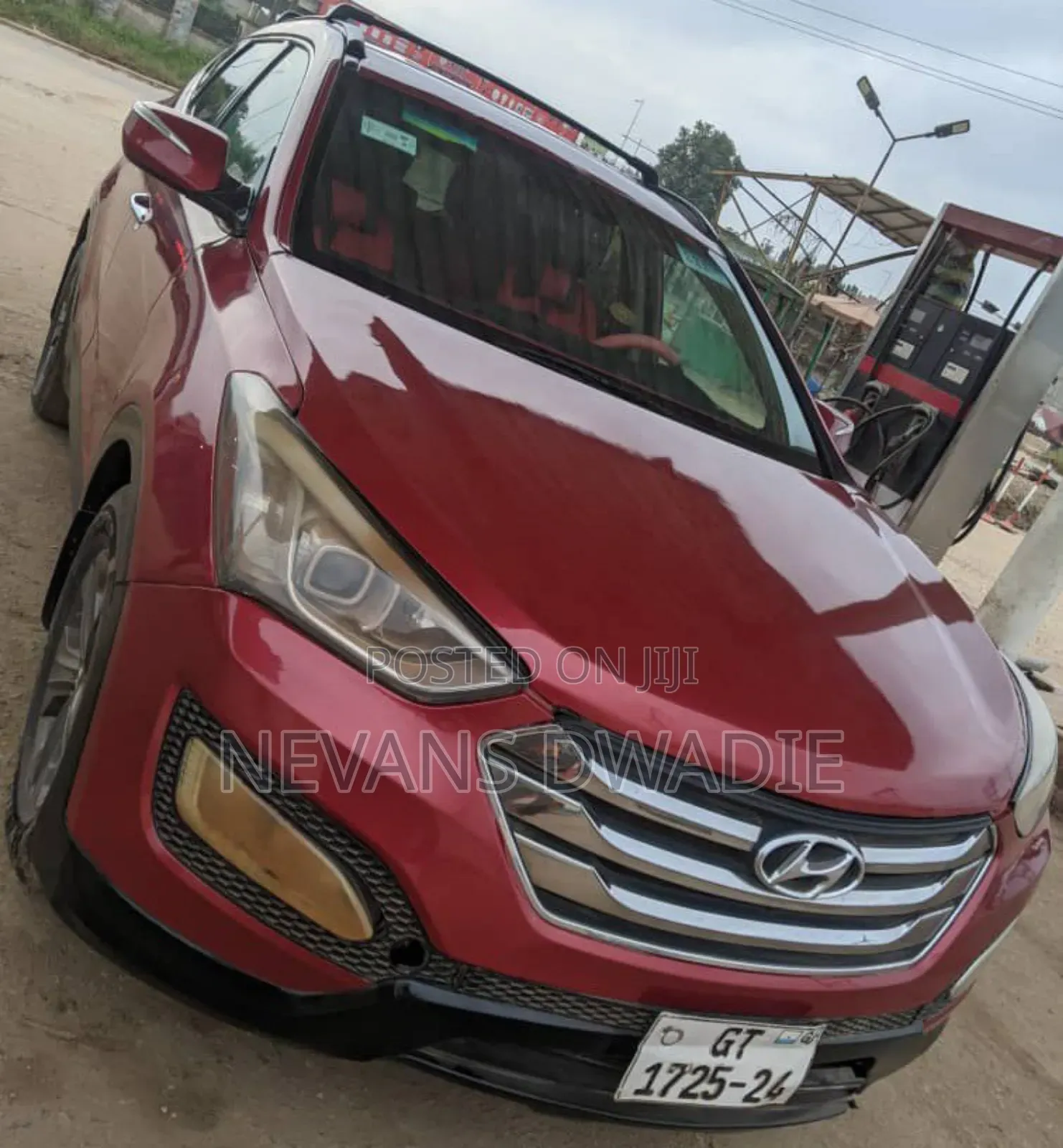 Hyundai Santa Fe 2013 Red