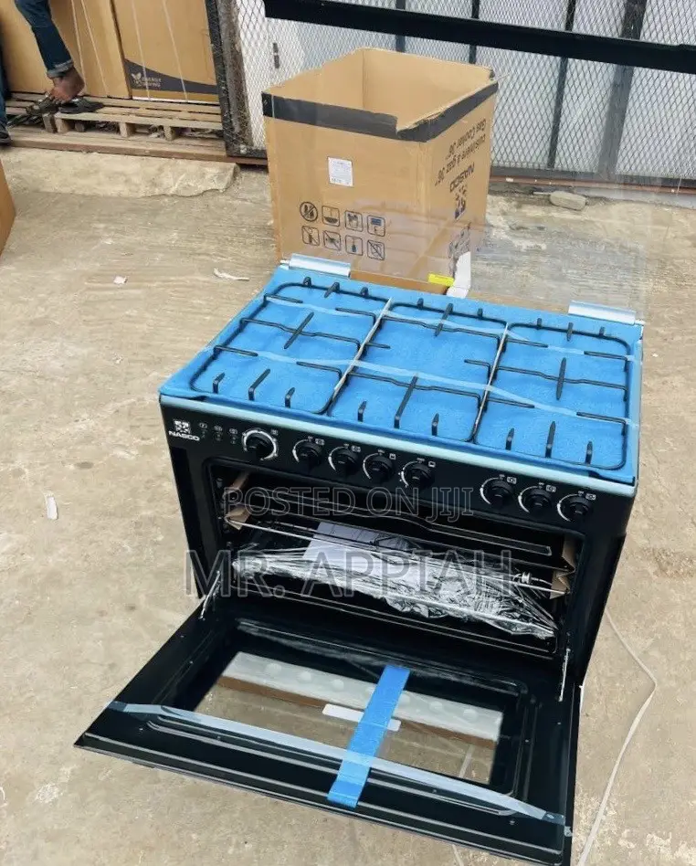 Buy Nasco 5 Gas Burner With Oven Grill(Glass Lid) 